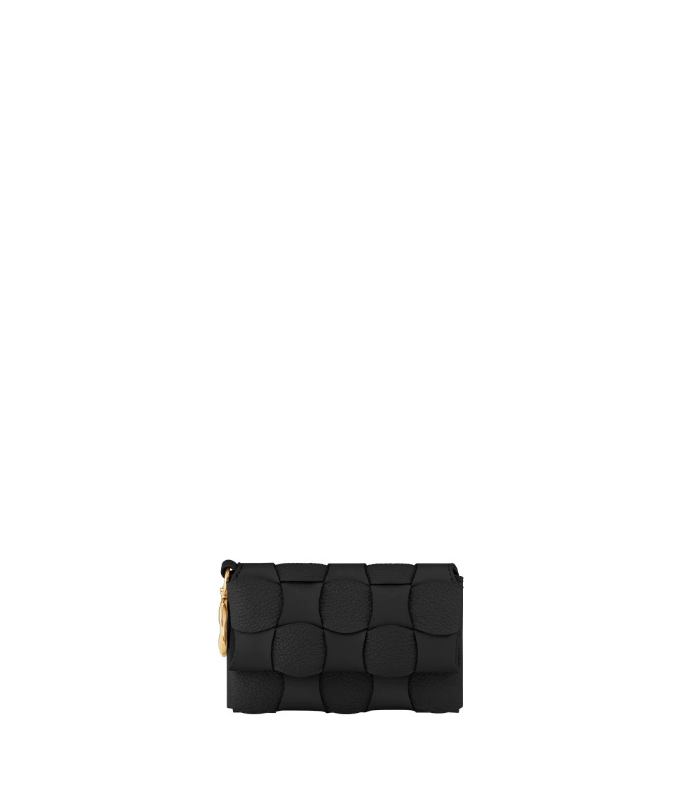 Polène Neiti Card Holder in Duo Black Polène Neiti Card Holder in Duo Black | Wallets & Purses | Luxury Shoes