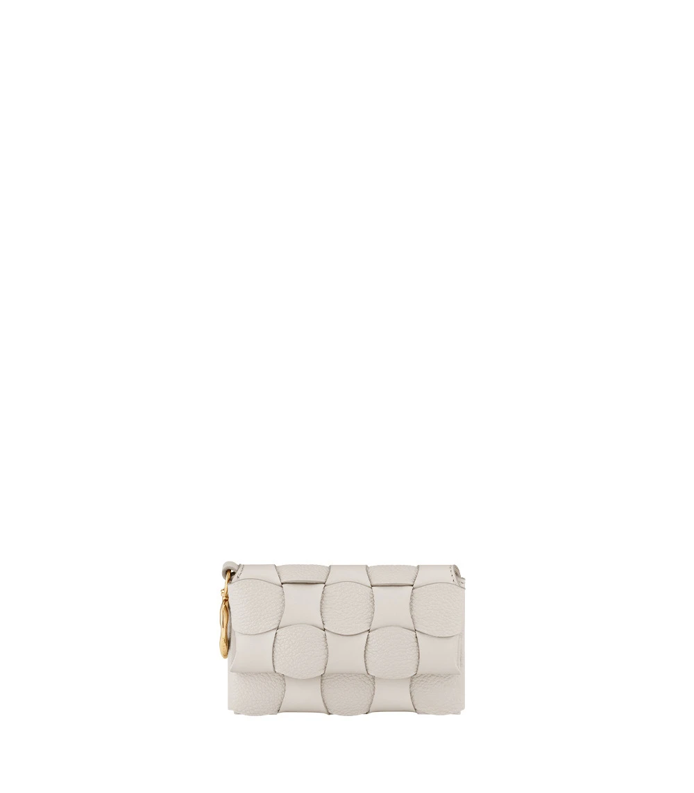 Polène Neiti Card Holder in Duo Chalk Polène Neiti Card Holder in Duo Chalk | Wallets & Purses | Luxury Shoes