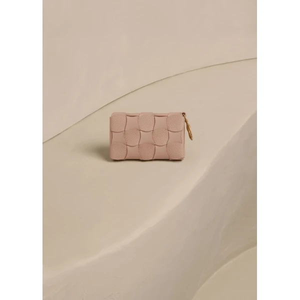 Polène Neiti Card Holder in Duo Dune, view 5 | Wallets & Purses | Luxury Shoes 