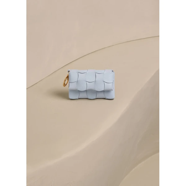 Polène Neiti Card Holder in Duo Polar, view 2 | Wallets & Purses | Luxury Shoes 