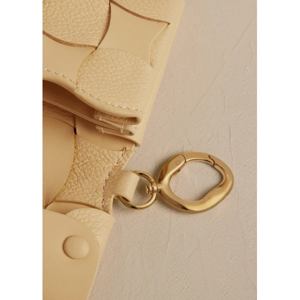 Polène Neiti Card Holder in Duo Wheat, view 4 | Wallets & Purses | Luxury Shoes 