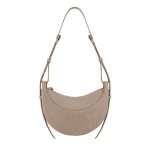 Polène Numéro Dix in Crocodile Nubuck Taupe Bag | Shoulder & Crossbody Bags | Luxury Shoes 