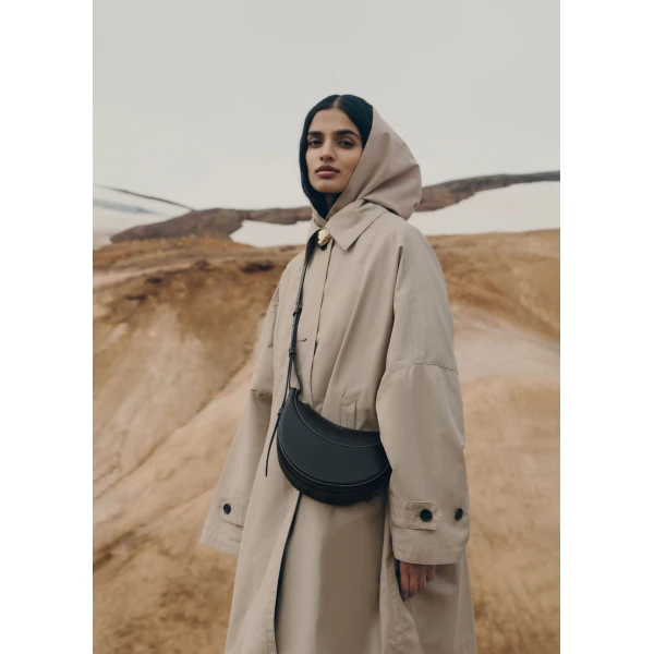 Polène Numéro Dix in Smooth Black Bag, view 4 | Shoulder & Crossbody Bags | Luxury Shoes 