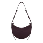 Polène Numéro Dix in Textured Plum Bag | Shoulder & Crossbody Bags | Luxury Shoes 