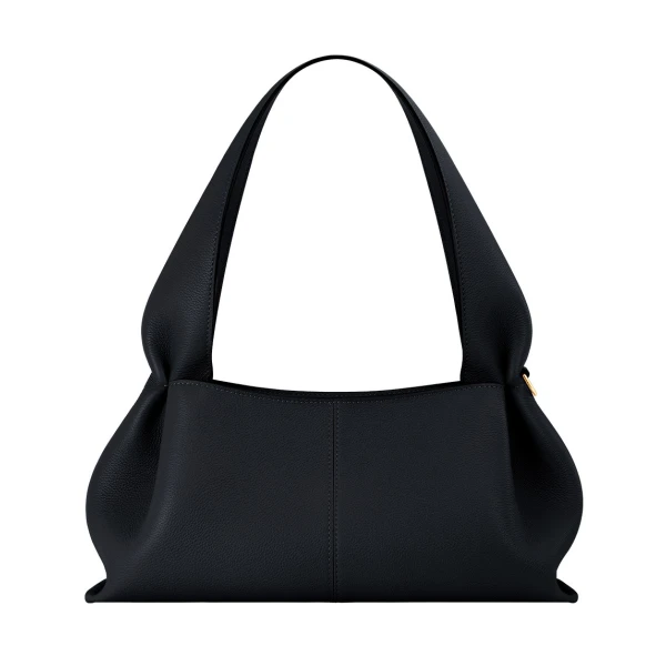 Polène Numéro Neuf East West in Textured Deep Blue Bag | Shoulder & Crossbody Bags | Luxury Shoes 