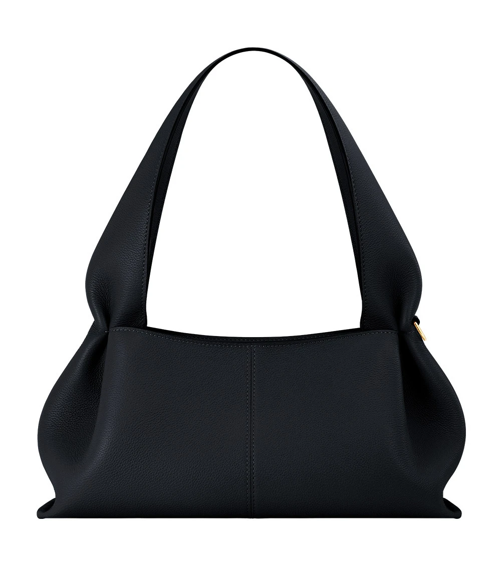 Polène Numéro Neuf East West in Textured Deep Blue Bag Polène Numéro Neuf East West in Textured Deep Blue Bag | Shoulder & Crossbody Bags | Luxury Shoes