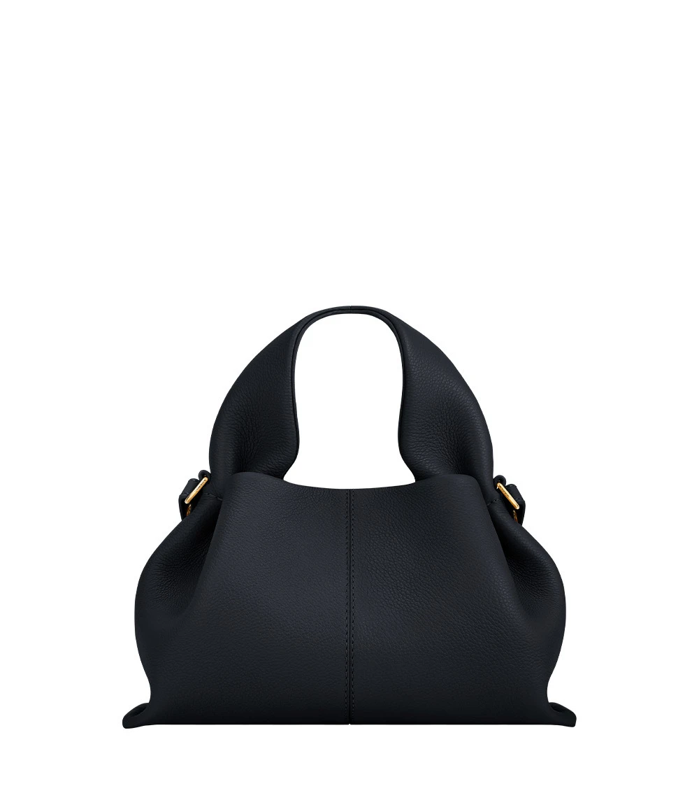 Polène Numéro Neuf Mini in Textured Deep Blue Bag Polène Numéro Neuf Mini in Textured Deep Blue Bag | Mini Bags | Luxury Shoes