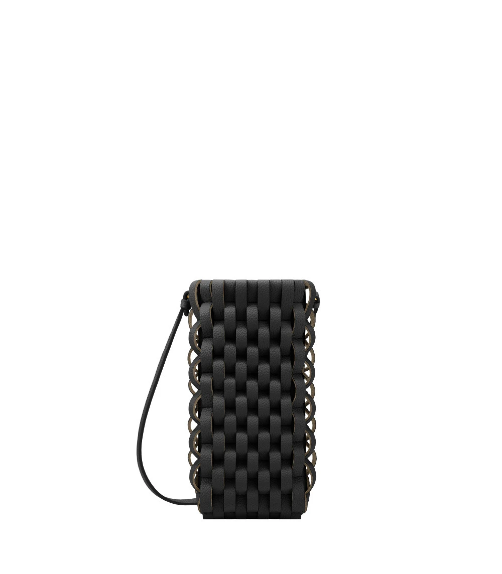 Polène Onda Phone Case in Black Polène Onda Phone Case in Black | Phone Cases | Luxury Shoes