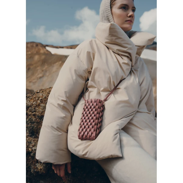 Polène Onda Phone Case in Blush, view 2 | Phone Cases | Luxury Shoes 