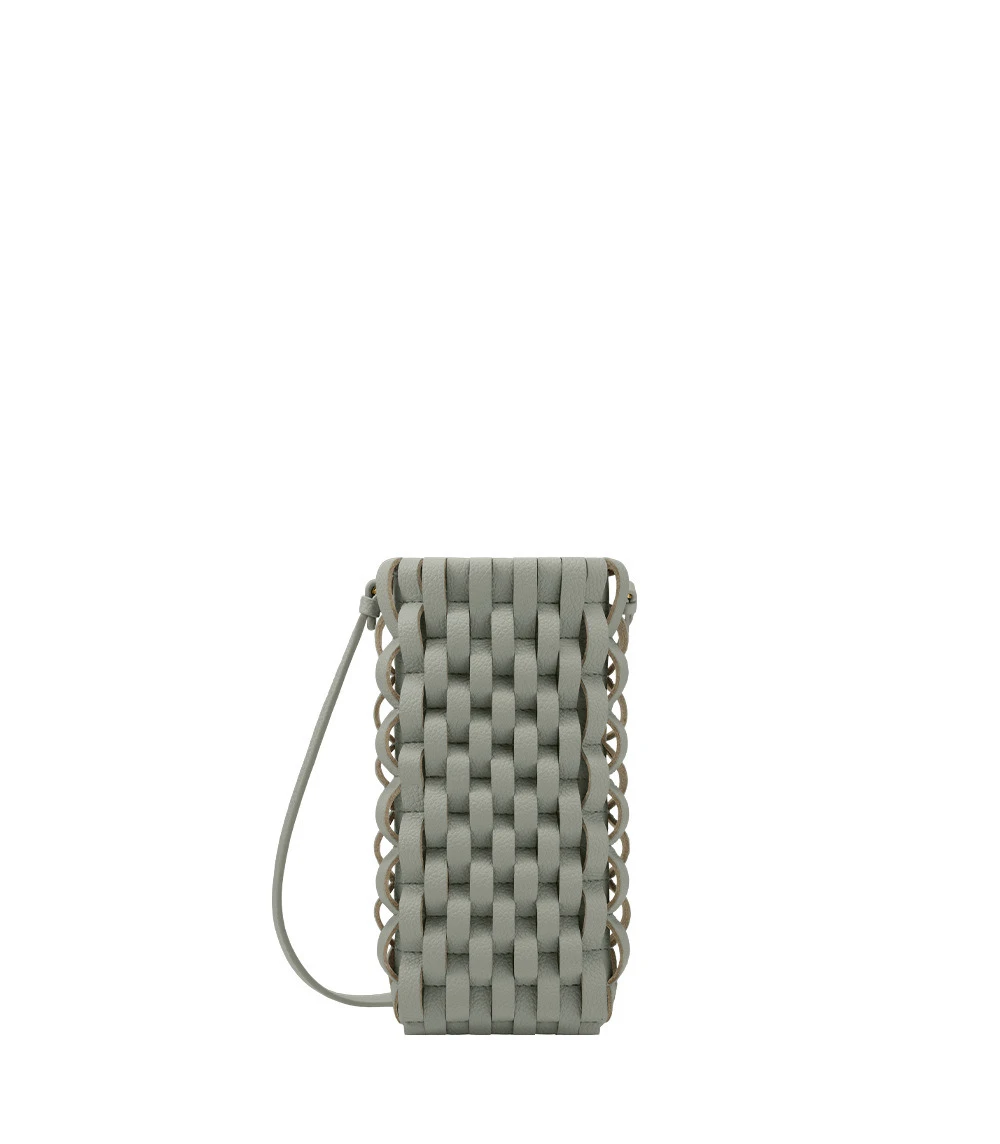 Polène Onda Phone Case in Olive Polène Onda Phone Case in Olive | Phone Cases | Luxury Shoes