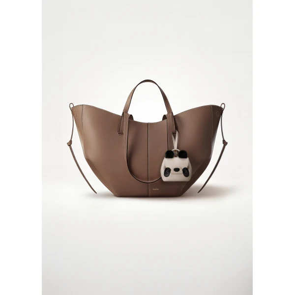 Polène Pamboo Nanonimals Bag Charm in Ecru, view 6 | Bag charms | Luxury Shoes 