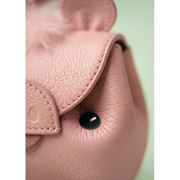 Polène Pigi Nanonimals Bag Charm in Nude, view 4 | Bag charms | Luxury Shoes 