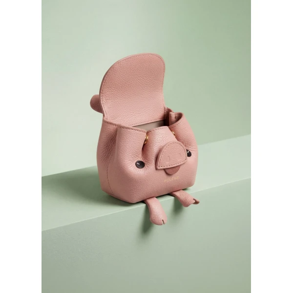 Polène Pigi Nanonimals Bag Charm in Nude, view 5 | Bag charms | Luxury Shoes 
