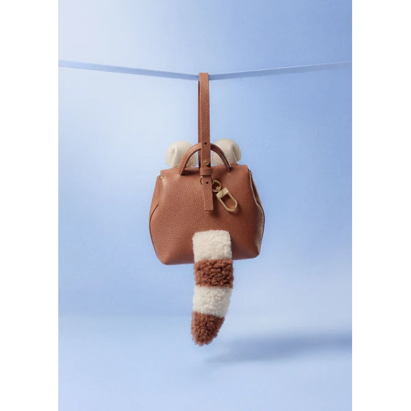 Polène Rodjo Nanonimals Bag Charm in Camel, view 3 | Bag charms | Luxury Shoes 
