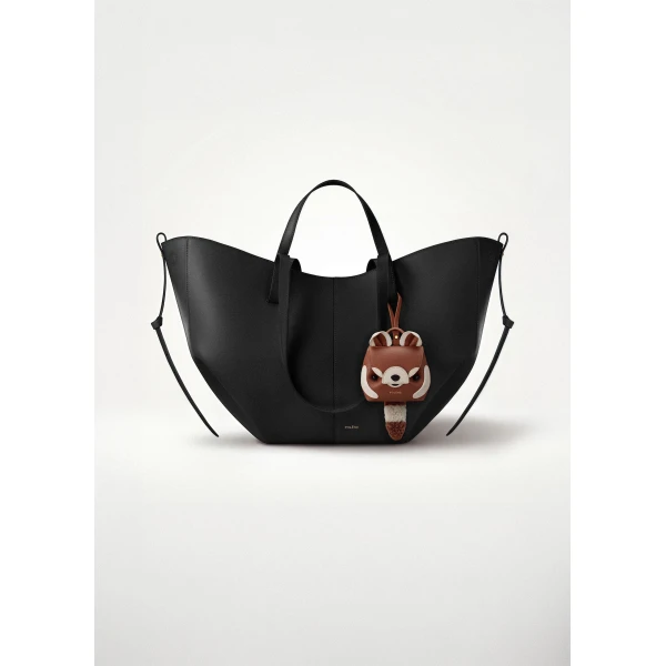 Polène Rodjo Nanonimals Bag Charm in Camel, view 6 | Bag charms | Luxury Shoes 