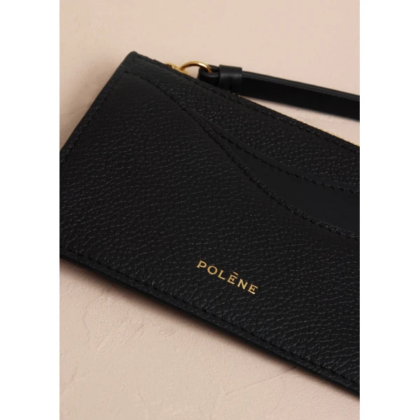 Polène Sierra Mini Pouch in Duo Black, view 3 | Wallets & Purses | Luxury Shoes 