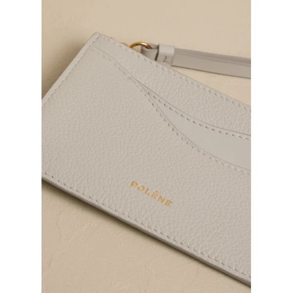 Polène Sierra Mini Pouch in Duo Chalk, view 4 | Wallets & Purses | Luxury Shoes 
