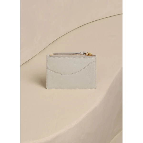 Polène Sierra Mini Pouch in Duo Chalk, view 5 | Wallets & Purses | Luxury Shoes 