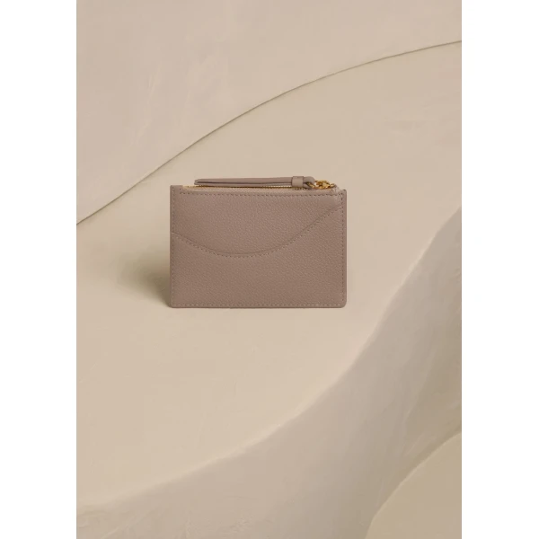 Polène Sierra Mini Pouch in Duo Taupe, view 5 | Wallets & Purses | Luxury Shoes 