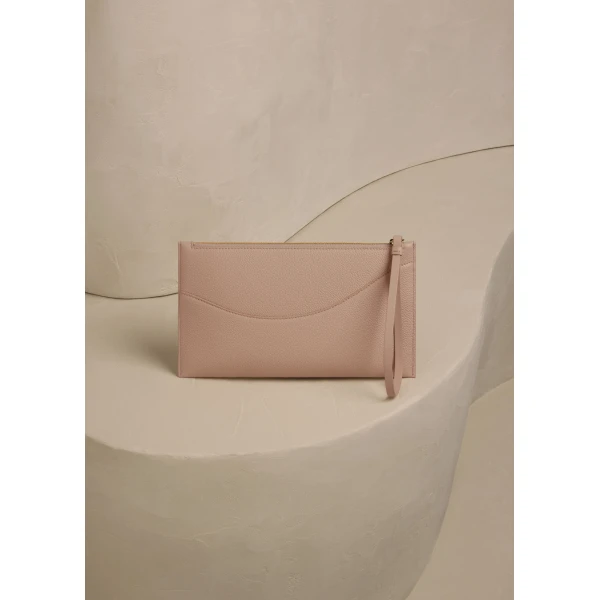 Polène Sierra Pouch in Duo Dune, view 5 | Wallets & Purses | Luxury Shoes 