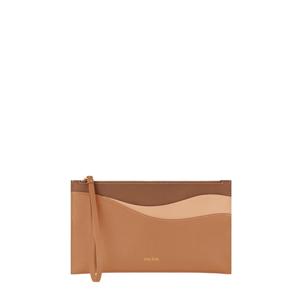 Polène Sierra Pouch in Trio Camel | Wallets & Purses | Luxury Shoes 