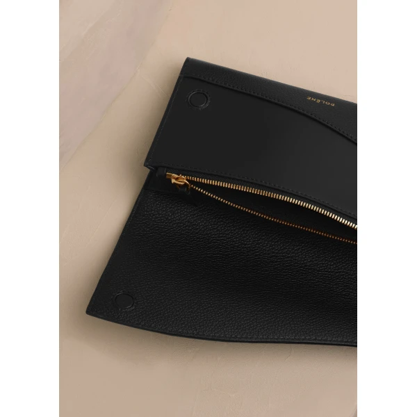 Polène Sierra Wallet in Duo Black, view 4 | Wallets & Purses | Luxury Shoes 