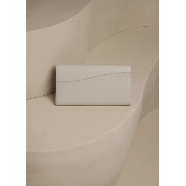 Polène Sierra Wallet in Duo Chalk, view 5 | Wallets & Purses | Luxury Shoes 