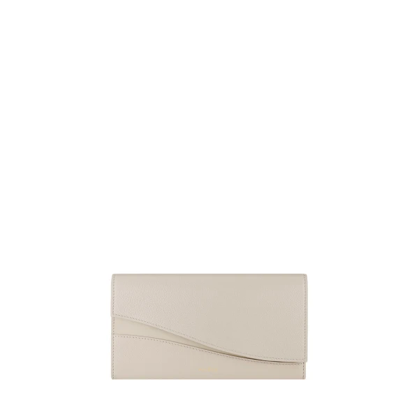 Polène Sierra Wallet in Duo Chalk | Wallets & Purses | Luxury Shoes 