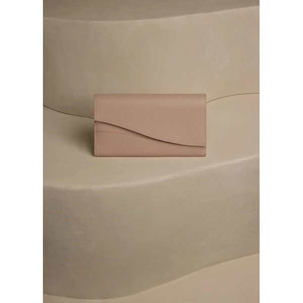 Polène Sierra Wallet in Duo Dune, view 2 | Wallets & Purses | Luxury Shoes 