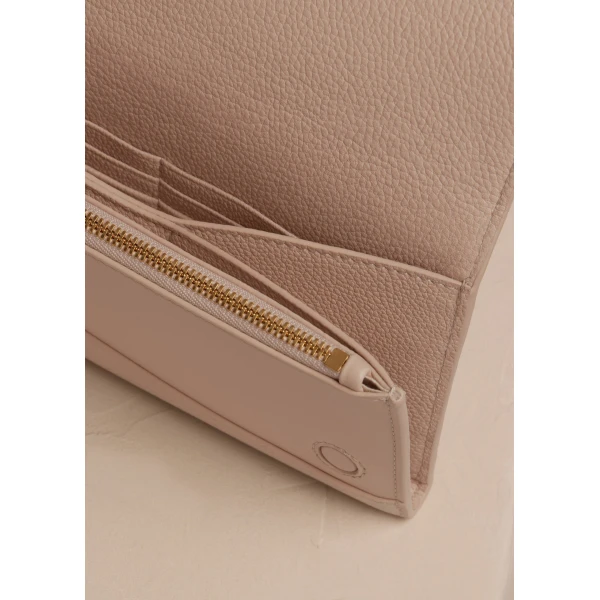 Polène Sierra Wallet in Duo Dune, view 4 | Wallets & Purses | Luxury Shoes 