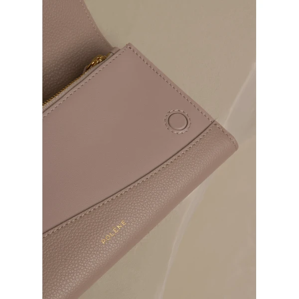 Polène Sierra Wallet in Duo Taupe, view 3 | Wallets & Purses | Luxury Shoes 