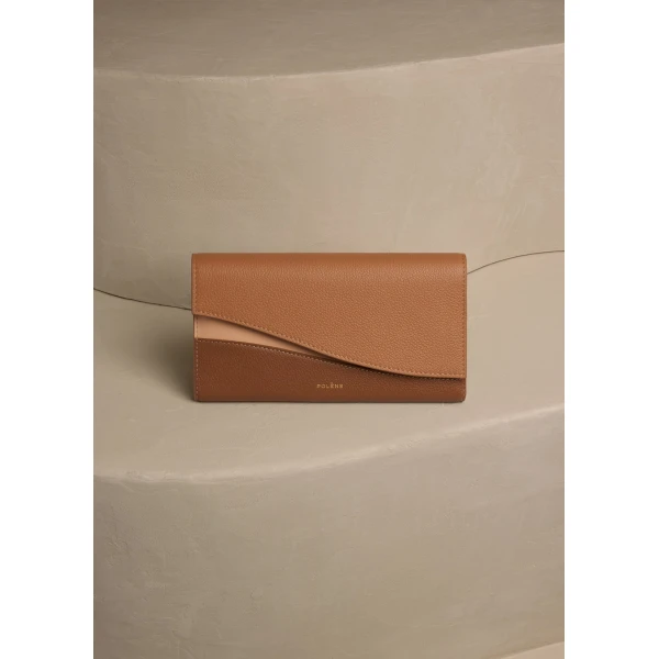 Polène Sierra Wallet in Trio Camel, view 2 | Wallets & Purses | Luxury Shoes 