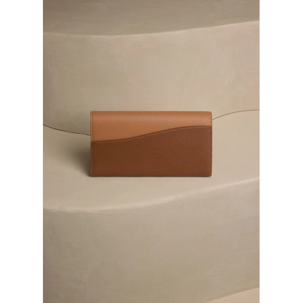 Polène Sierra Wallet in Trio Camel, view 5 | Wallets & Purses | Luxury Shoes 