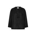Posse Alfie Blouse in Black | Blouse | Luxury Shoes 