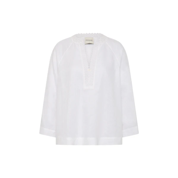 Posse Alfie Blouse in Ivory | Blouse | Luxury Shoes 