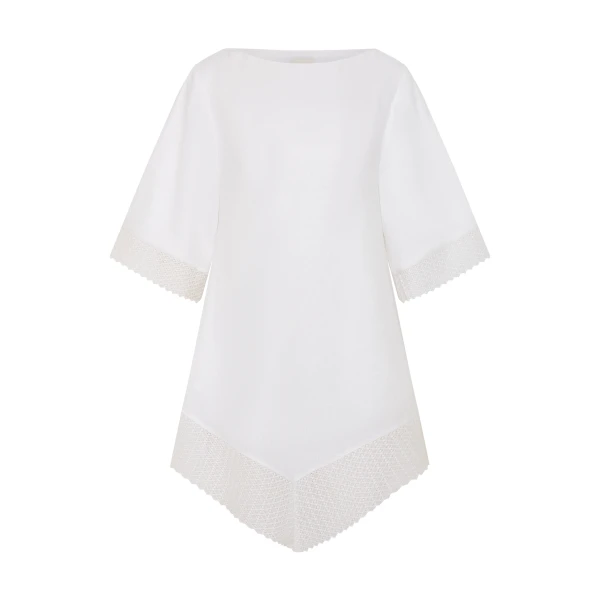Posse Alfie Dress in Ivory | Midi Dresses | Luxury Shoes 