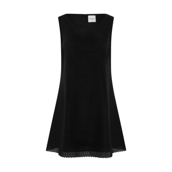 Posse Alfie Mini Dress in Black | Mini Dresses | Luxury Shoes 