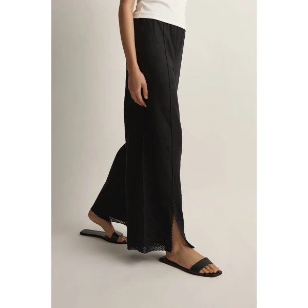 Posse Alfie Pant in Black | Pants | Luxury Shoes , view 3