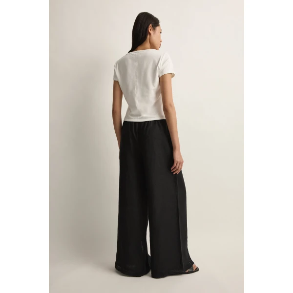 Posse Alfie Pant in Black | Pants | Luxury Shoes , view 5