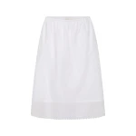 Posse Alfie Skirt in Ivory | Midi Skirts | Luxury Shoes 