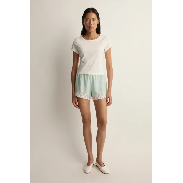 Posse Arabella Short in Ice | Shorts | Luxury Shoes , view 2