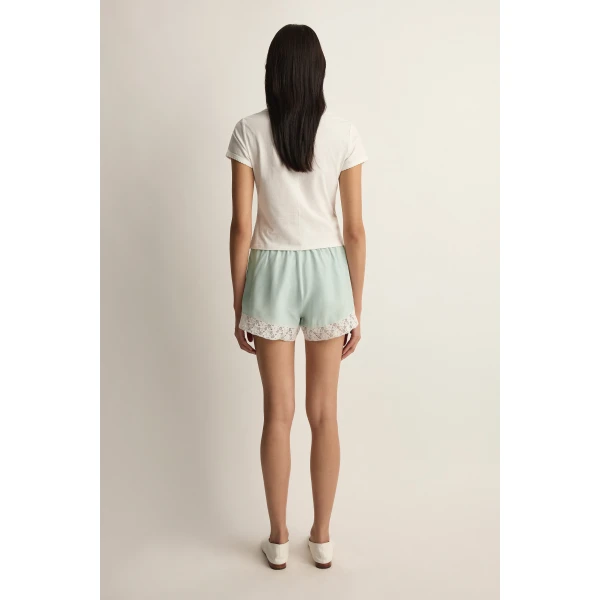 Posse Arabella Short in Ice | Shorts | Luxury Shoes , view 4