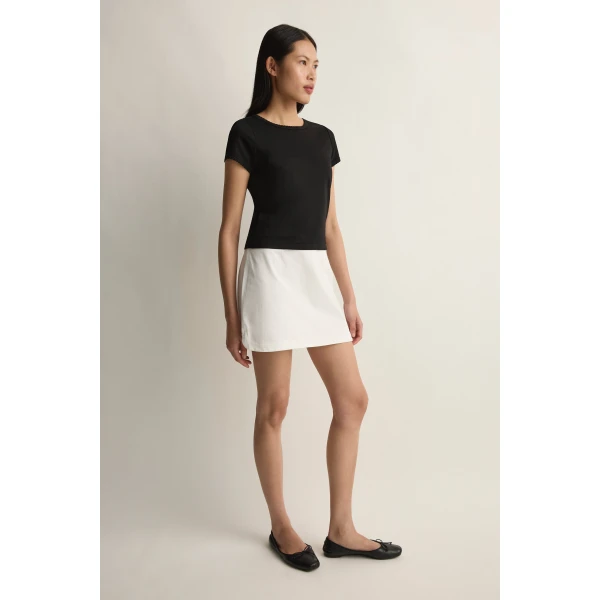 Posse Bea Skirt in Vintage White | Midi Skirts | Luxury Shoes , view 3