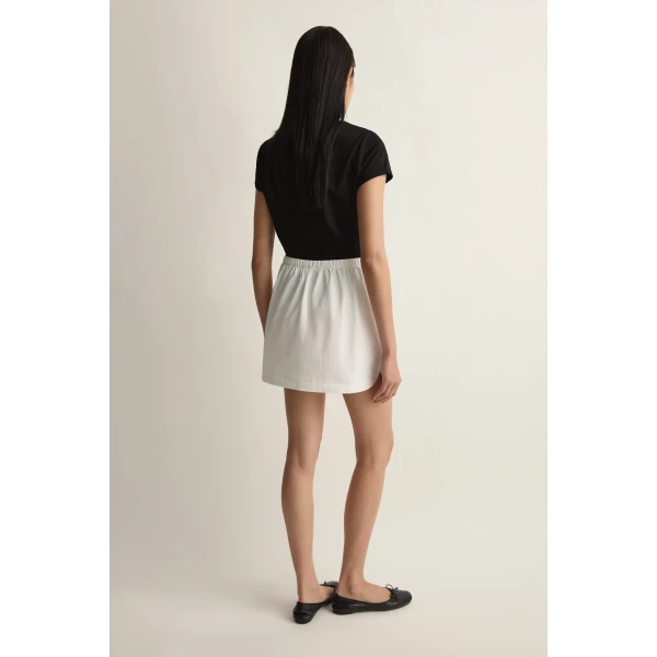 Posse Bea Skirt in Vintage White | Midi Skirts | Luxury Shoes , view 4