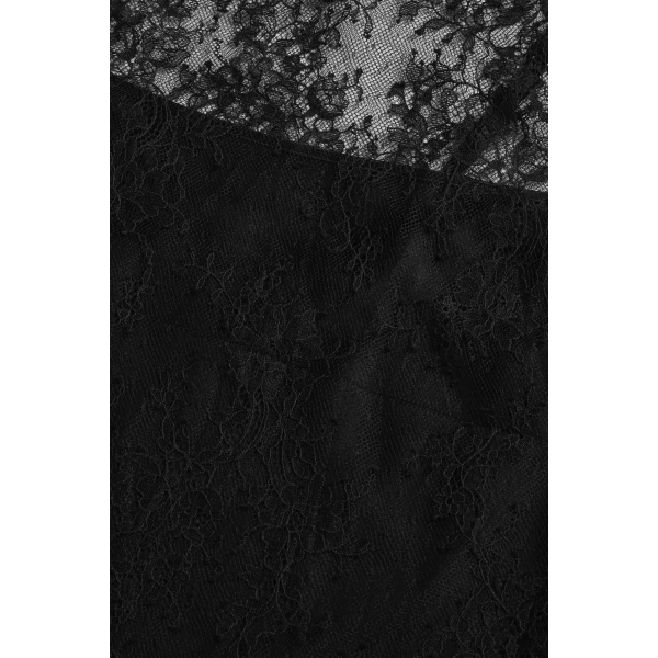 Posse Blake Lace Tee in Black | T-shirts | Luxury Shoes , view 5