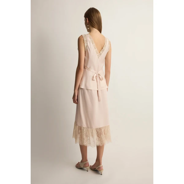 Posse Blake Top in Cloud Pink | Tops | Luxury Shoes , view 6