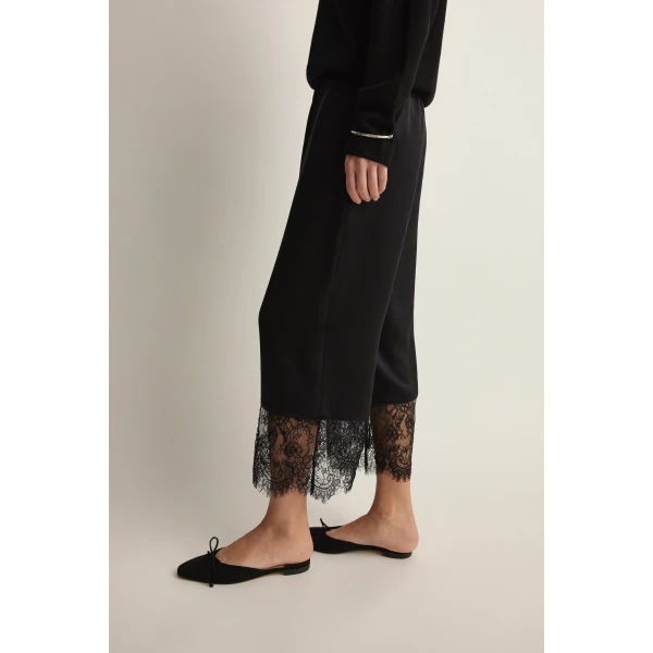 Posse Blake Trouser in Black | Pants | Luxury Shoes , view 3