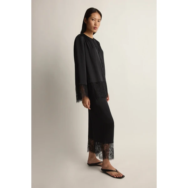 Posse Blake Trouser in Black | Pants | Luxury Shoes , view 4