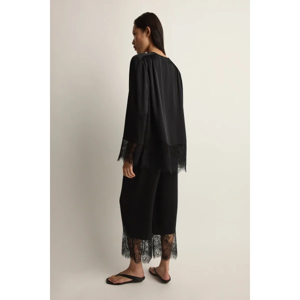 Posse Blake Trouser in Black | Pants | Luxury Shoes , view 5
