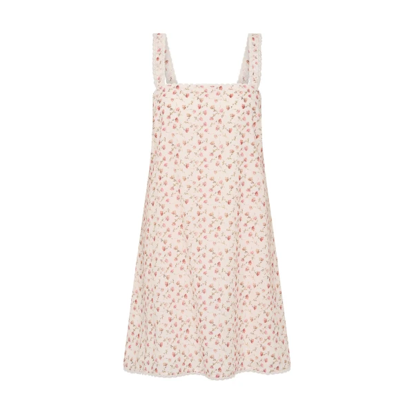 Charlotte Mini Dress in Watercolour Floral